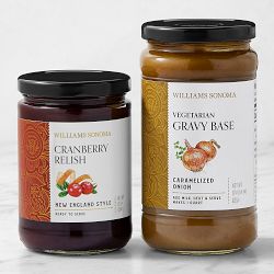 Williams Sonoma Cranberry Relish & Carmelized Onion Gravy Base Set