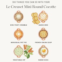Le Creuset Stoneware Mini Round Cocotte