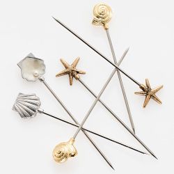 Joanna Buchanan Shell Cocktail Picks, Set of 6