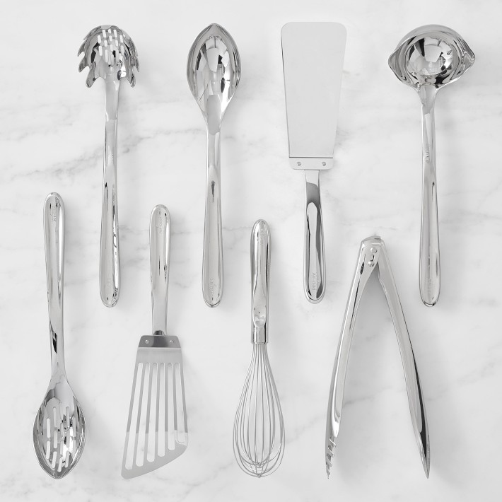 All-Clad Precision Stainless Steel Kitchen Utensil Set | Williams Sonoma