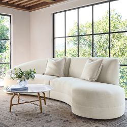 Capri 2-Piece Bumper Sectional (126")