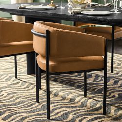 Tiger Stripe Hand Knotted Rug
