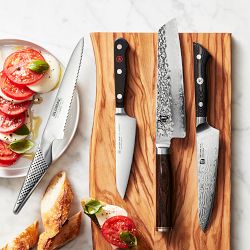 Global Classic Serrated Utility Knife, 6"