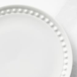 Pillivuyt Beaded Coupe Bread &amp; Butter Plates