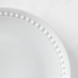 Pillivuyt Beaded Coupe Porcelain Salad Plates