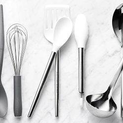 Williams Sonoma Stainless-Steel Silicone Flexcore Deep Spoon