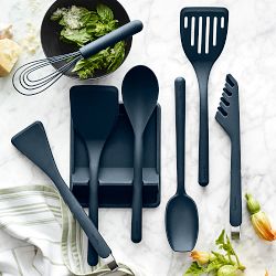 GreenPan™ Silicone Tools with Spoon Rest, Set of 4