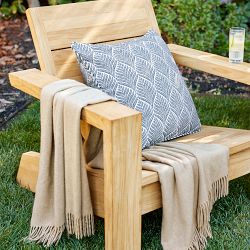 European Solid Cashmere Throw