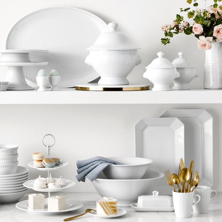 Apilco Octagonal Porcelain Serving Platter | Williams Sonoma