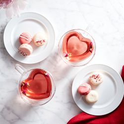 Heart Double-Wall Latte Mugs