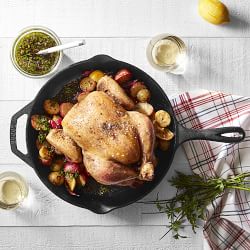 Lodge Chef Seasoned Cast Iron Skillets