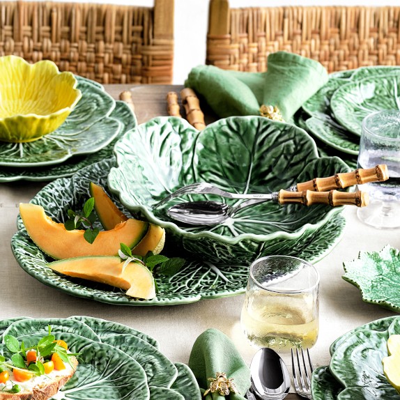 希少★OldNoritake　Bamboo　緑竹　蓋付　キャセロール　ボウル Bordallo Pinheiro Cabbage Oval Platter | Williams Sonoma