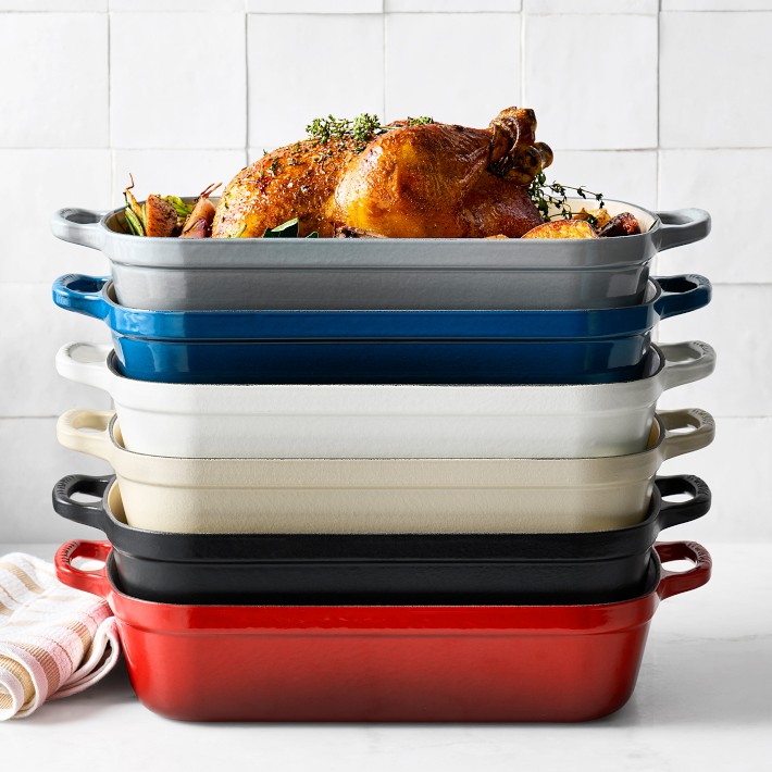 Le Creuset Signature Cast-Iron Rectangular Roasting Pan | Williams