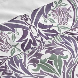Morris &amp; Co. x Williams Sonoma Home Blue Bell Duvet Cover &amp; Shams, Plum