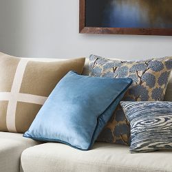 Cashmere &amp; Wool Equestrian Pillow Cover, Sand