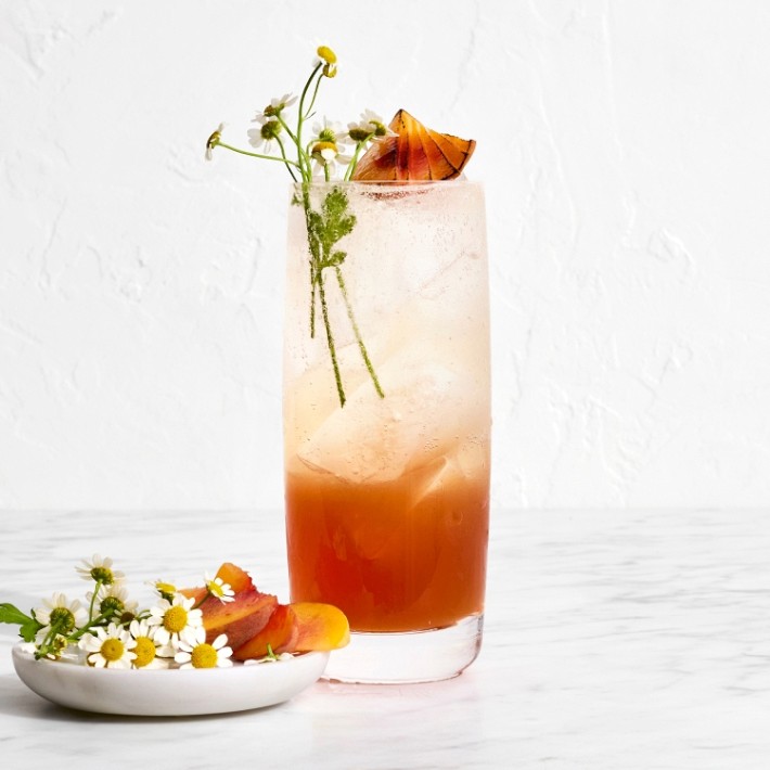 Peach & Chamomile Shrub Cocktail Set | Williams Sonoma