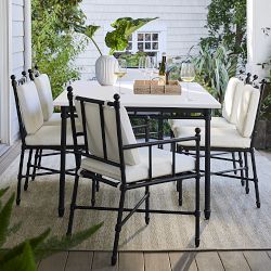 Calistoga Fibrestone Dining Table (72") &amp; Chair Set