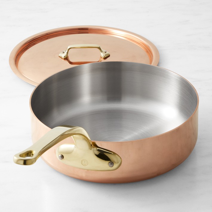Mauviel M'250B Copper Saute Pan | Williams Sonoma