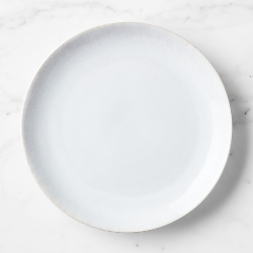 Cyprus Reactive Glaze Dinner Plates, Set of 4, White