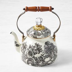 british tea kettle outdoor Camping for Boiling Water 1.2L | Stainless Steel Open Fire Coffee & Pots applied floral transfers Ghillie 1L Adventurer Kettle &