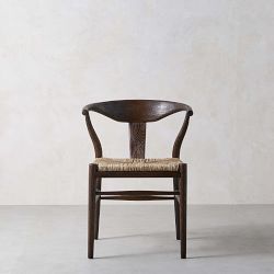 OPEN BOX:  Baldwin Dining ChairArmDrifted Brown