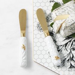 ウィリアムズ・ソノマ ピエール・ザ・ピッグ チーズスプレッダーナイフ Honeycomb Cheese Spreaders, Set of 2 | Williams Sonoma