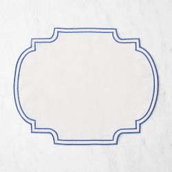 Cartouche Placemat, Blue