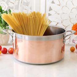 Hestan CopperBond Covered Stockpot, 6-Qt