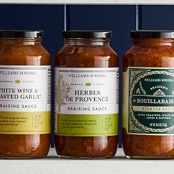 Williams Sonoma Braising Sauce, French White Wine &amp; Roasted Garlic