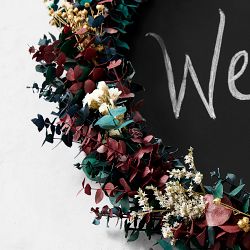 Chalkboard Live Wreath, 30"