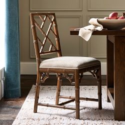 Chippendale Upholstered Bistro Dining Side Chair