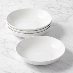 Pillivuyt Coupe Porcelain Pasta Bowls, Set of 4, White
