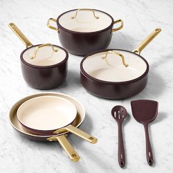 GreenPan™ Reserve Pro Ceramic Nonstick 10-Piece Cookware Set, Bordeaux