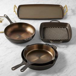 Smithey Seasoned Cast Iron 6-Piece Cookware Set