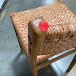 OPEN BOX: Sullivan Woven Dining Counter Stool, Natural