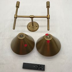OPEN BOX: Harvey Cordless Sconce, Single, Antique Brass