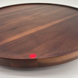OPEN BOX: Hold Everything Lazy Susan, Large, Walnut Finish, 18"