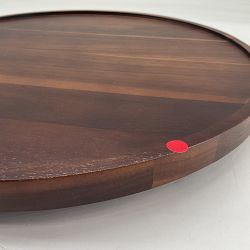 OPEN BOX: Hold Everything Lazy Susan, Large, Walnut Finish, 18"