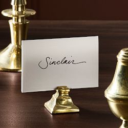 Heirloom Gold Place Card Holders, Set of 4