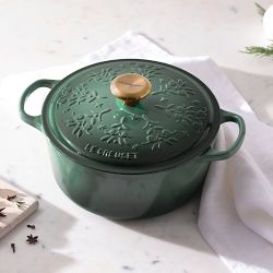 Le Creuset Signature Enameled Cast Iron Holiday Tree Round Dutch Oven, 4.5-Qt.