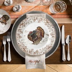 Plymouth Turkey Extra Large Dinner Plates