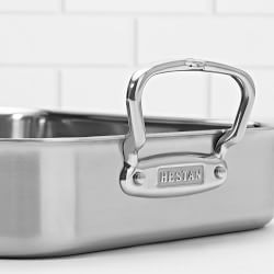 Hestan Provisions Brushed Stainless-Steel Classic Roaster with Rack