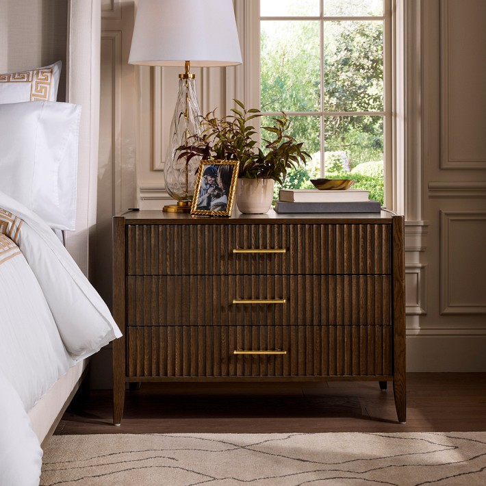 Lewis 3-Drawer Nightstand (38