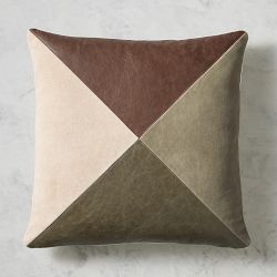 Leather Solid Pillows | Williams Sonoma
