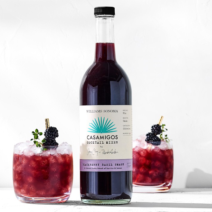 Casamigos Cocktail Mixer- Blackberry Basil Smash | Williams Sonoma
