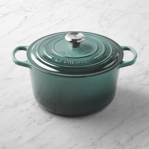 Le Creuset Enameled Cast Iron Signature Deep Round Oven, 6.5-Qt., Ocean