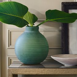 Carved Glass Vase