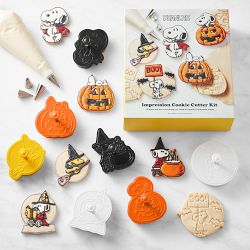 PEANUTS™ x Williams Sonoma Halloween Impression Cookie Cutters, Set of 22