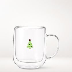 Christmas Tree Double-Wall Mugs, Set of 2