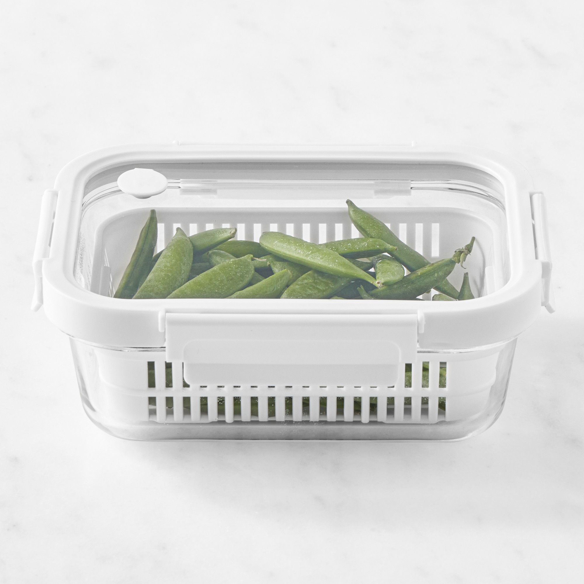 Hold Everything Fridge Colander and Glass Storage Container | Williams Sonoma